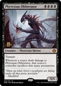 Phyrexian Obliterator, Prerelease Cards