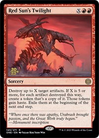 Red Sun's Twilight, Prerelease Cards