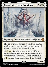 Mondrak, Glory Dominus, Promo Pack: Phyrexia: All Will Be One