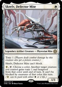 Skrelv, Defector Mite, Promo Pack: Phyrexia: All Will Be One