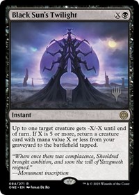 Black Sun's Twilight, Promo Pack: Phyrexia: All Will Be One