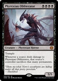 Phyrexian Obliterator, Promo Pack: Phyrexia: All Will Be One
