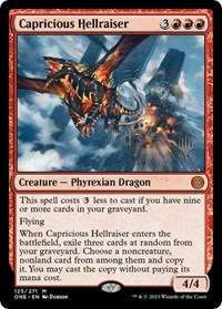Capricious Hellraiser, Promo Pack: Phyrexia: All Will Be One