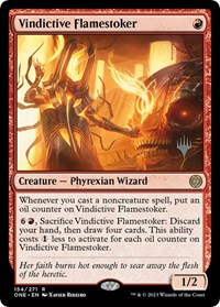 Vindictive Flamestoker, Promo Pack: Phyrexia: All Will Be One