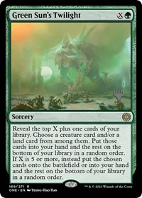 Green Sun's Twilight, Promo Pack: Phyrexia: All Will Be One