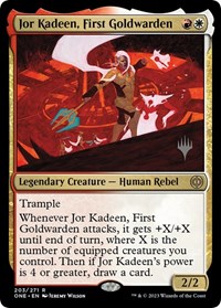 Jor Kadeen, First Goldwarden, Promo Pack: Phyrexia: All Will Be One