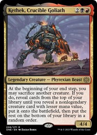 Kethek, Crucible Goliath, Promo Pack: Phyrexia: All Will Be One