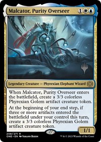 Malcator, Purity Overseer, Promo Pack: Phyrexia: All Will Be One