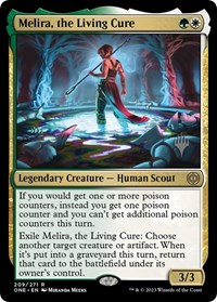 Melira, the Living Cure, Promo Pack: Phyrexia: All Will Be One