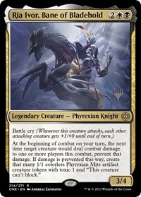 Ria Ivor, Bane of Bladehold, Promo Pack: Phyrexia: All Will Be One