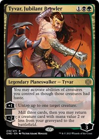 Tyvar, Jubilant Brawler, Promo Pack: Phyrexia: All Will Be One