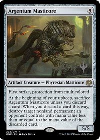 Argentum Masticore, Promo Pack: Phyrexia: All Will Be One