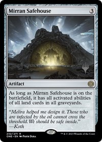 Mirran Safehouse, Promo Pack: Phyrexia: All Will Be One