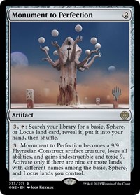 Monument to Perfection, Promo Pack: Phyrexia: All Will Be One