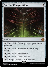 Staff of Compleation, Promo Pack: Phyrexia: All Will Be One
