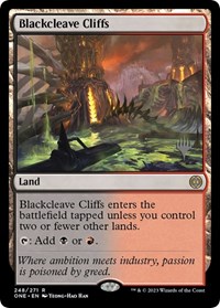 Blackcleave Cliffs, Promo Pack: Phyrexia: All Will Be One