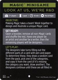 Magic Minigame: Look at Us, We're R&D, The Brothers' War