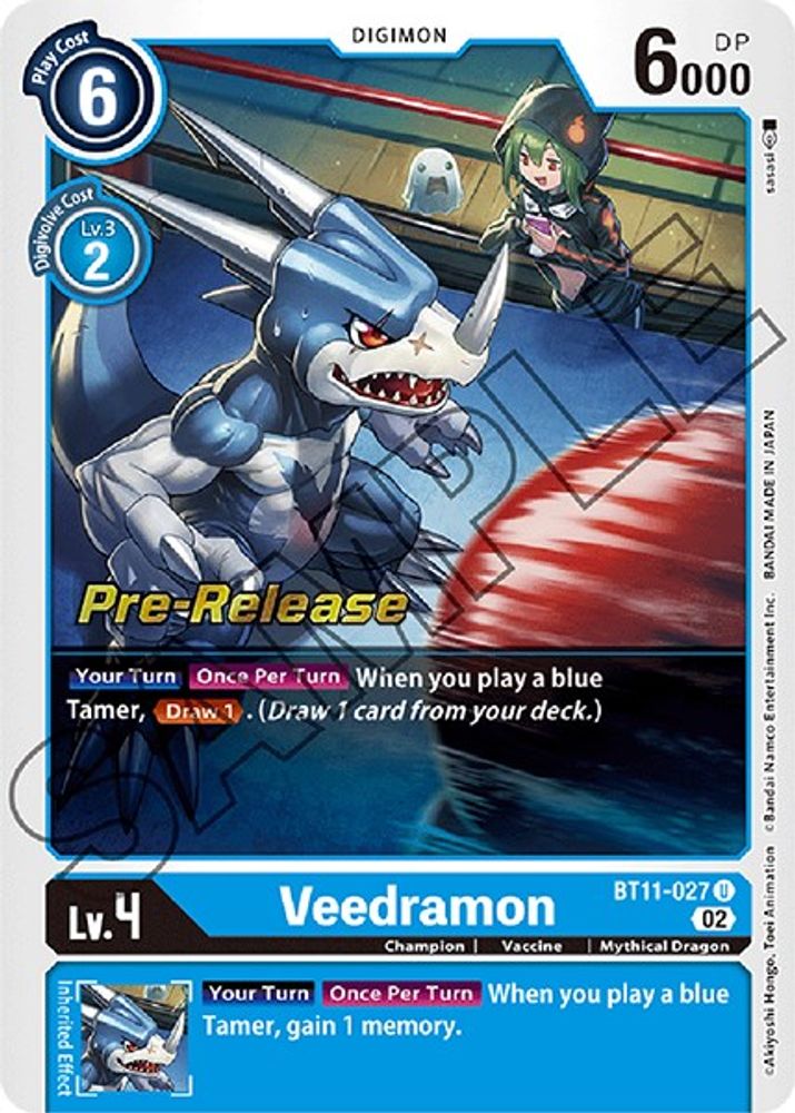 Veedramon, Foil, front
