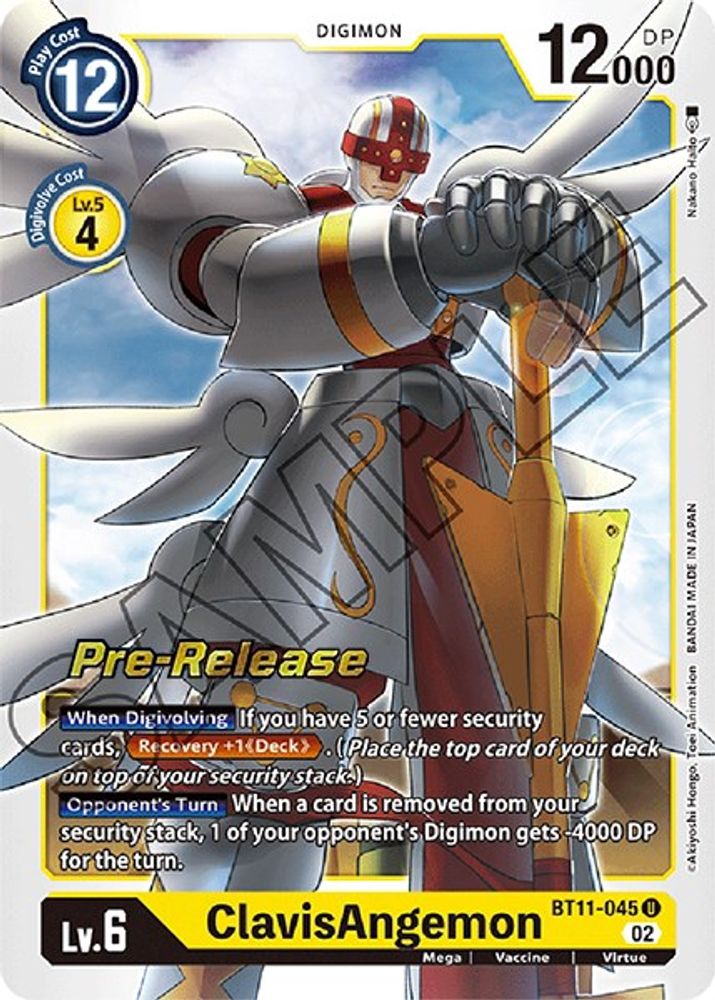 ClavisAngemon, Foil, front