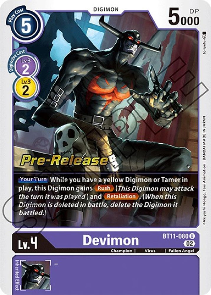 Devimon, Foil, front