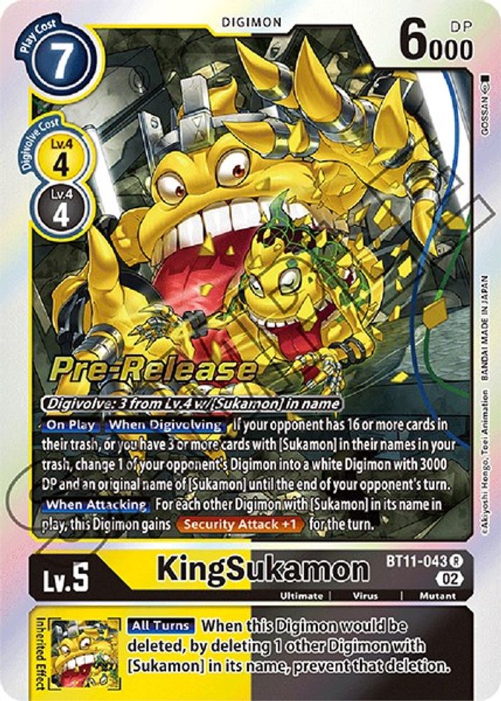 KingSukamon, Foil, front