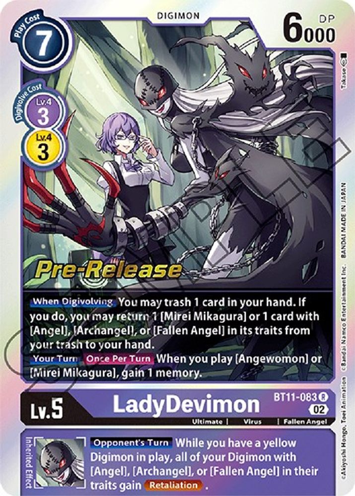 LadyDevimon, Foil, front