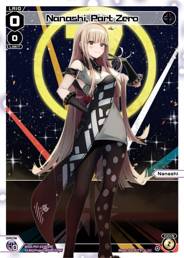 Nanashi, Part Zero (Parallel Foil), Standard, front