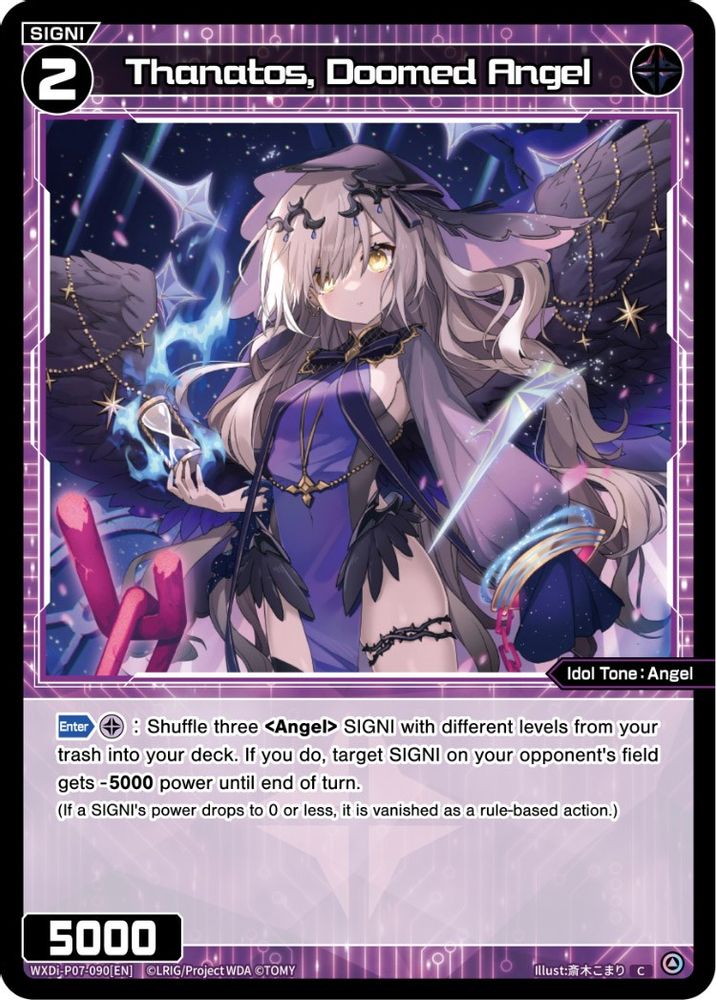 Thanatos, Doomed Angel, Standard, front