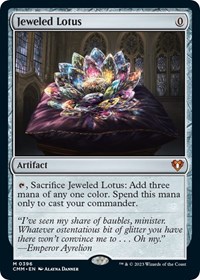 Jeweled Lotus, Commander Masters
