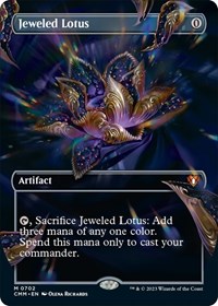 Jeweled Lotus (Borderless), Commander Masters