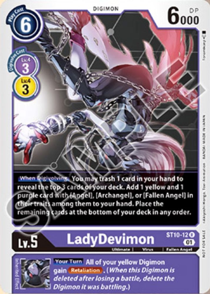 LadyDevimon (Tamer Goods Set Angewomon & LadyDevimon), Foil, front