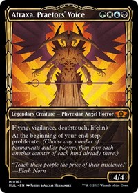 Atraxa, Praetors' Voice (Halo Foil), March of the Machine: Multiverse Legends