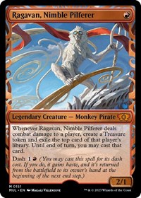 Ragavan, Nimble Pilferer (Halo Foil), March of the Machine: Multiverse Legends