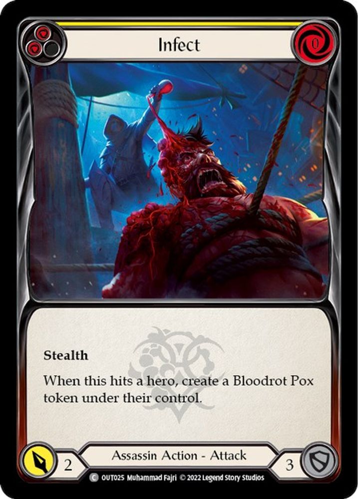 Infect (Yellow), Standard, front