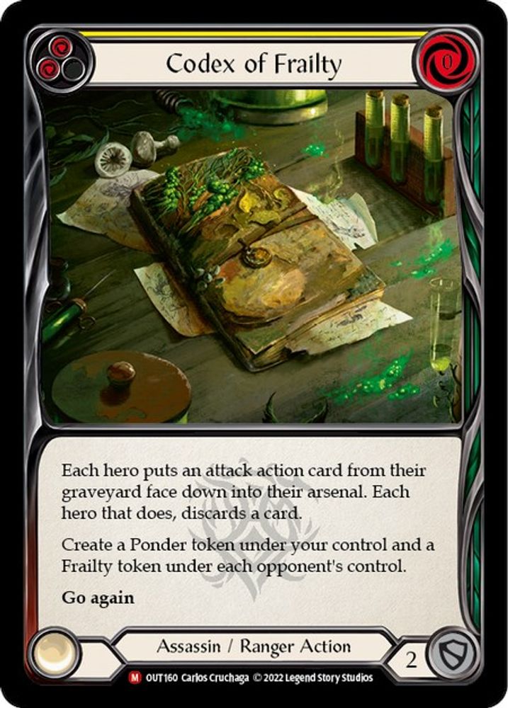Codex of Frailty, Standard, front
