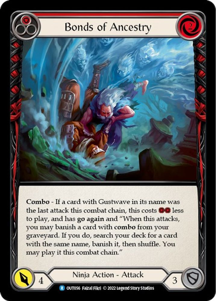 Bonds of Ancestry (Red), Standard, front
