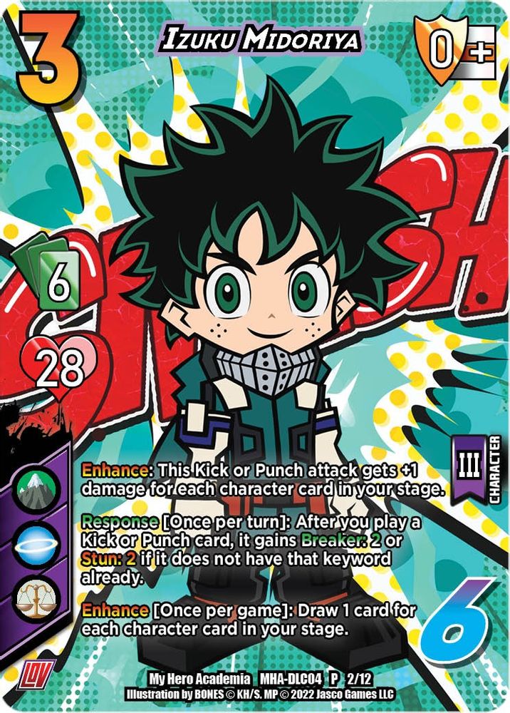 Izuku Midoriya, Unlimited-edition-foil, front