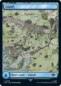 Island (0274), Universes Beyond: The Lord of the Rings: Tales of Middle-earth