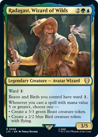 Radagast, Wizard of Wilds, Commander: The Lord of the Rings: Tales of Middle-earth