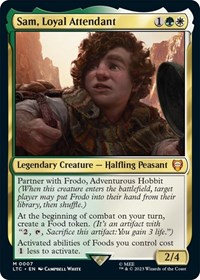Sam, Loyal Attendant, Commander: The Lord of the Rings: Tales of Middle-earth