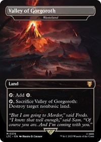 Valley of Gorgoroth - Wasteland, Commander: The Lord of the Rings: Tales of Middle-earth
