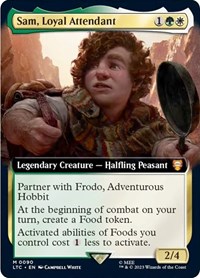 Sam, Loyal Attendant (Extended Art), Commander: The Lord of the Rings: Tales of Middle-earth