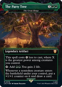The Party Tree - The Great Henge (Surge Foil), Commander: The Lord of the Rings: Tales of Middle-earth