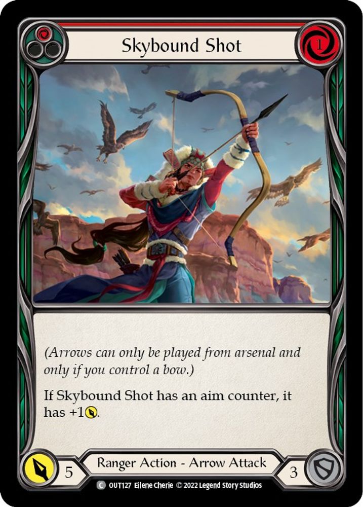 Skybound Shot (Red), Standard, front