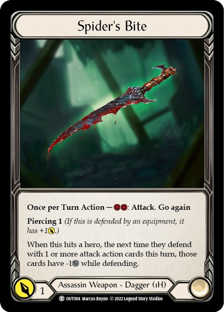Spider's Bite, Standard, front