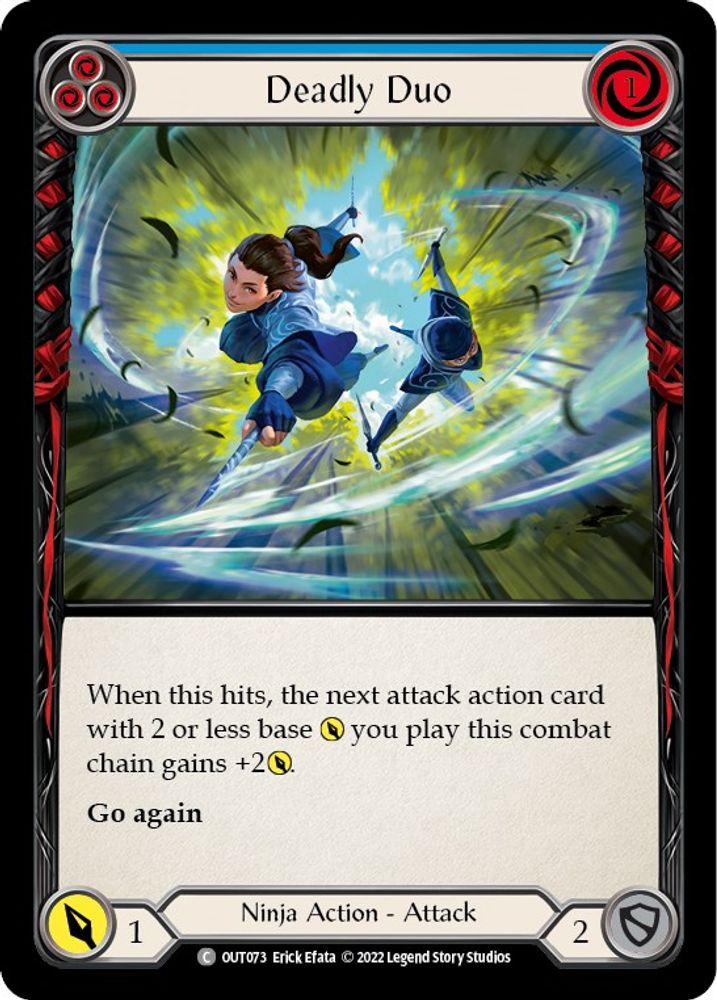 Deadly Duo (Blue), Standard, front