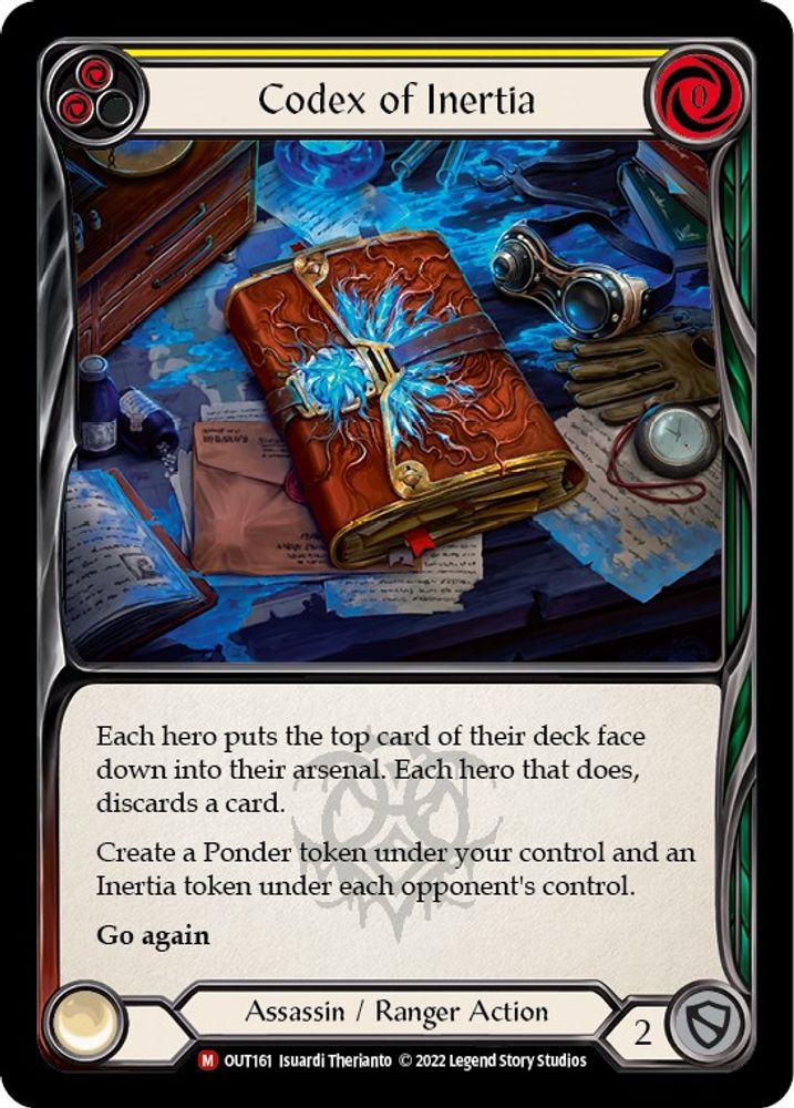 Codex of Inertia, Standard, front