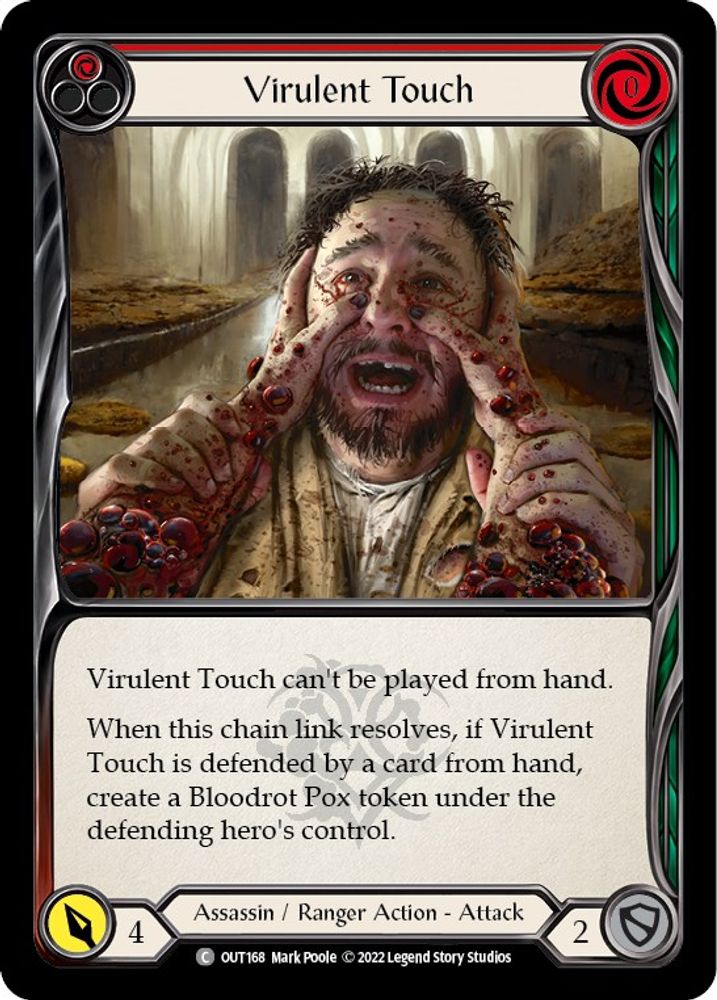 Virulent Touch (Red), Standard, front
