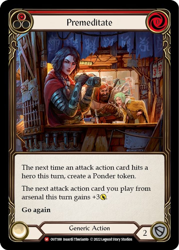 Premeditate, Standard, front