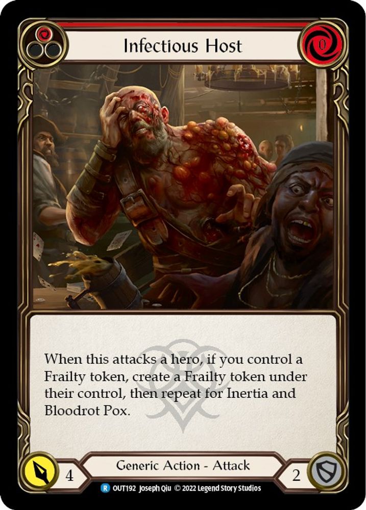 Infectious Host (Red), Standard, front